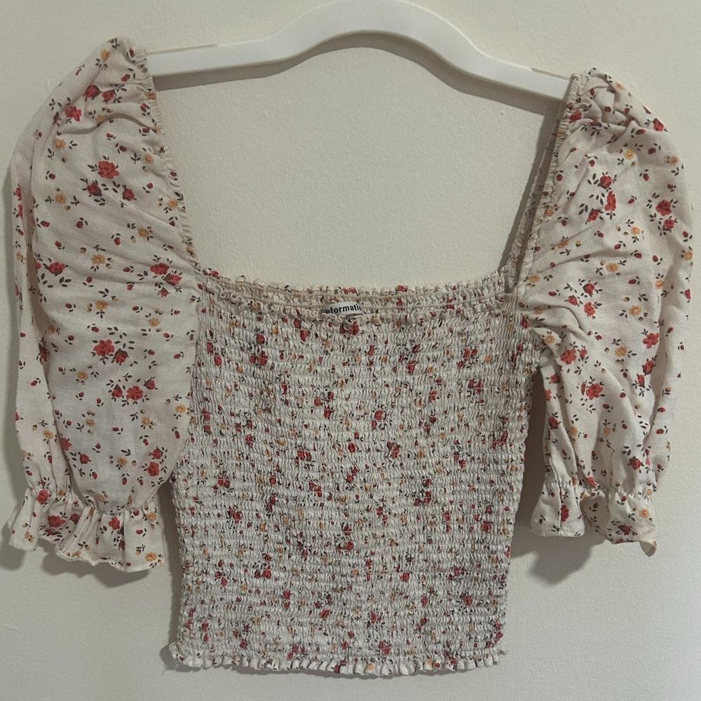 Reformation Floral Top, S